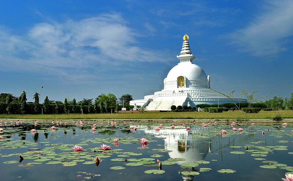 Lumbini sacred area in Nepal