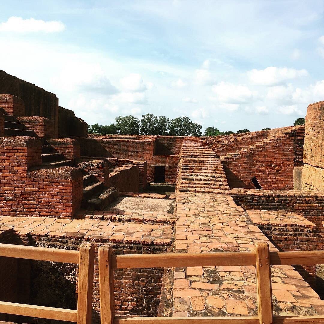 Nalanda ruins in Bihar