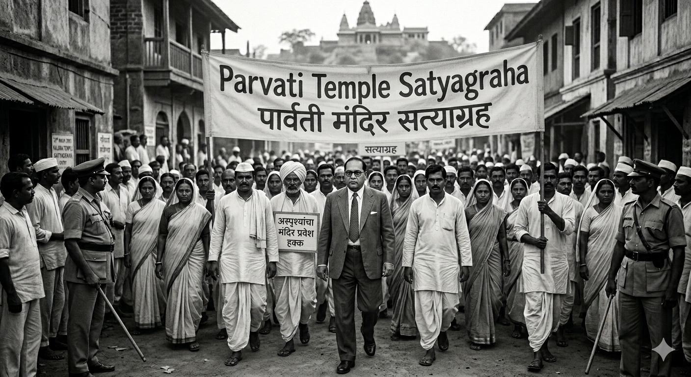Parvati Temple Satyagraha during Ambedkar's movement