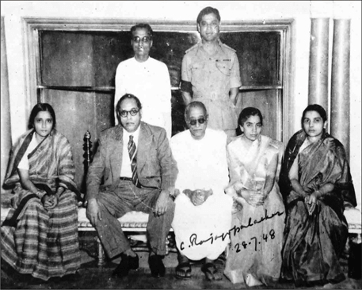 Dr. Babasaheb and Mrs. Maisaheb with Rajagopalachari family