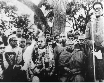 Dr. B.R. Ambedkar visiting Sarnath on 24 November 1956